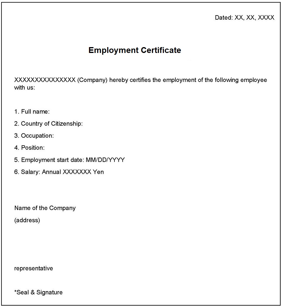 40-best-certificate-of-employment-samples-free-40-off