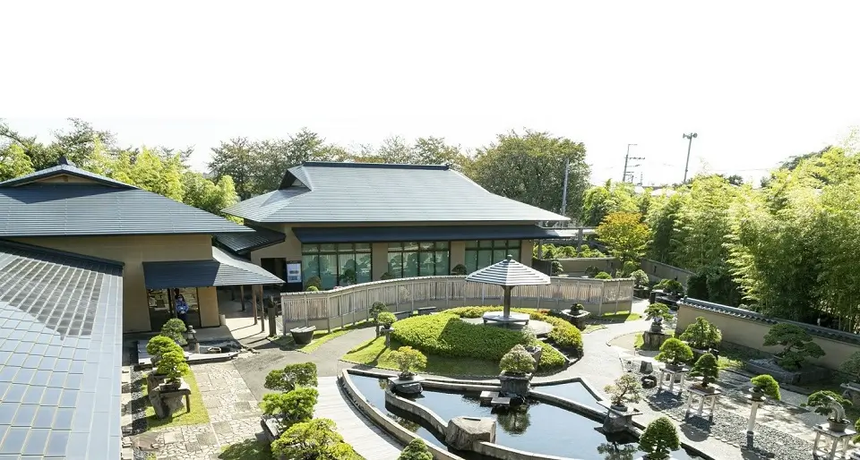 Saitama Omiya bonsai art museum in Japan.