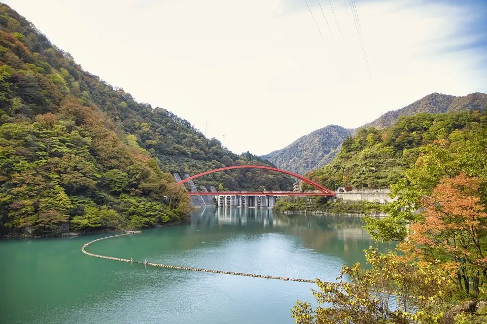 Kurobe Gorge in Toyama prefecture, Japan. Toyama city in Toyama prefecture has one of the cheapest rents in Japan.