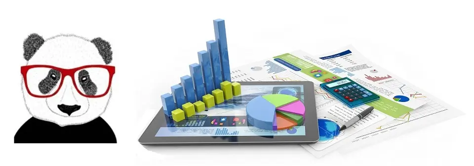 Graphical representation of use of python for visualization of data.