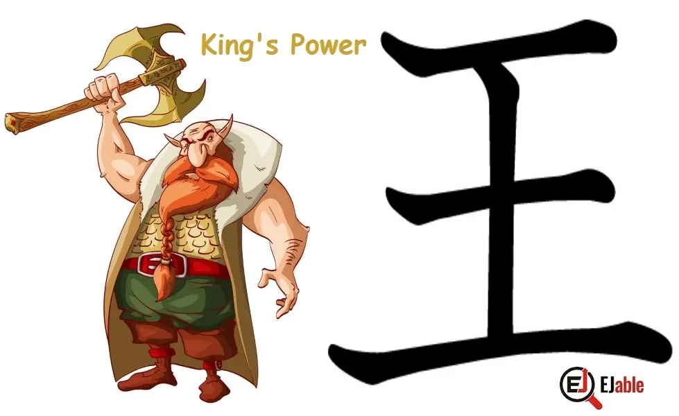 Logic behind the Kanji for King.